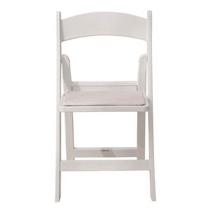 Chaise de <span class=keywords><strong>mariage</strong></span> pliante en résine blanche Wimbledon pour décoration de <span class=keywords><strong>mariage</strong></span> en plein air, vente en gros commerciale - Product Image 5