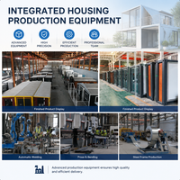 Maison conteneur modulaire à ossature acier pour jardin, studio de jardin et petit magasin, idéale pour les projets de construction et l'usage professionnel.