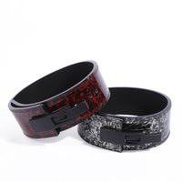 Ceinture de Soutien Lombaire Professionnelle Unisexe à Libération Rapide pour Fitness, Musculation, Squats et Soulevés de Terre avec Boucle pour Barre de Musculation