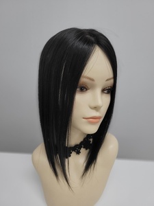 Peluca de Cabello Humano Natural de 12 Pulgadas con Clip, Ligera y Transpirable, Diseño Premium WIGTS, Colores Naturales, Estilo Libre - Product Image 4