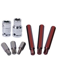 Jeu d'outils combinés pour réparation automobile en acier au chrome-vanadium, clés à douilles et embouts étoile et fleur de prunier 40 cannelures, fabriqué en Chine