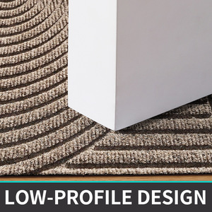 Tapis d'entrée modernes pour la maison, lavables, antidérapants, en PVC, à motifs géométriques, faciles d'entretien, résistants à l'usure, tapis d'extérieur - Product Image 3