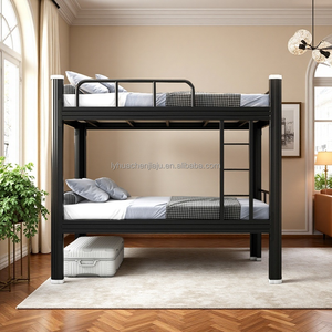 Literas Resistentes de Tamaño Matrimonial con Estructura de Hierro para Niños y Niñas - para Dormitorio, Escuela, Residencia de Estudiantes, Apartamento, Hechas con Estructura de Acero - Product Image 2