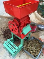 Décortiqueuse automatique de grains de café frais électrique/diesel/essence, marque RongSheng, 220V, capacité 600-800kg/h
