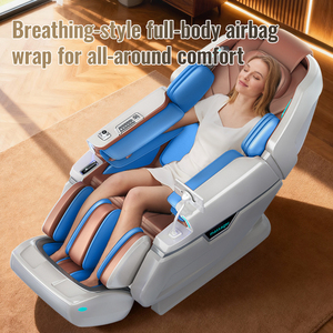 Sillón de Masaje con IA 4D, Reclinable de Cuerpo Completo, Portátil, Gravedad Cero, Riel <span class=keywords><strong>SL</strong></span>, Calefacción, Carga Inalámbrica USB - Product Image 3