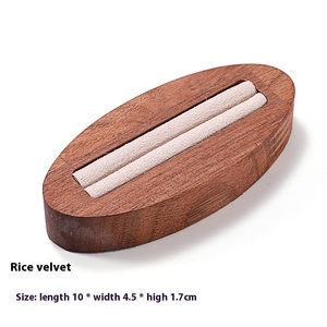 Cổ Walnut đồ trang sức bằng gỗ hiển thị đứng Set cho Vòng Cổ Bông Tai Nhẫn bao bì hiển thị - Product Image 6