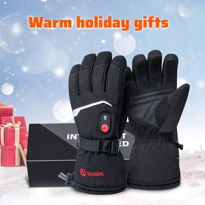 Per gli uomini e le donne salvatori guanti da sci impermeabili con Touch Screen e batteria riscaldata ricaricabile fornito al Canada Warehou - Product Image 2