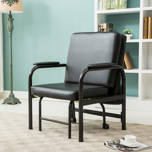 Jiarunde Reclining Office Chair Black 73x83x94cm Versatile <b>Folding</b> <b>Sofa</b> <b>Bed</b> For Sleeping Resting Work - Product Image 1