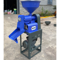 Mini moulin à riz à moteur diesel à vendre Mini machine à décortiquer le riz avec moteur électrique 1 phase 220V
