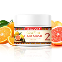 MAGAMIA Ensemble de soins capillaires et corporels quatre pièces nourrissant, antipelliculaire, hydratant et régulateur de sébum aux agrumes