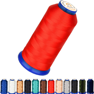 Filamento de poliéster de alta tenacidad de 0,45mm, hilo de cuero de costura de puntada impermeable para coser 420d/3 - Product Image 2