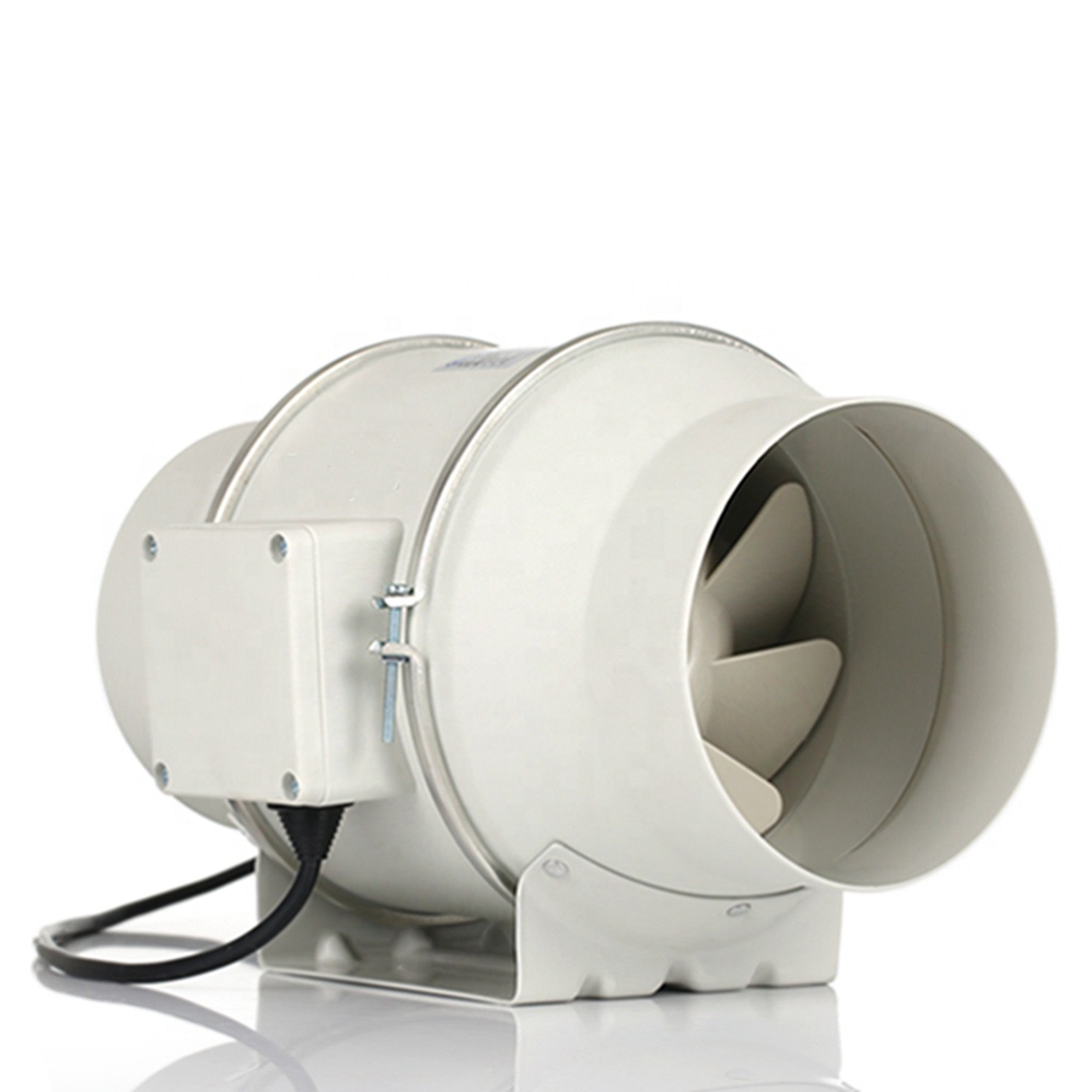 4 5 6 8 10 Inch Ce Rohs Gemengde Luchtstroom Inline Duct Air Extractor Stille Uitlaat Ventilatie Kanaal Ventilator