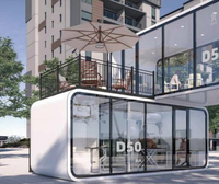 Maison préfabriquée personnalisée en conteneur extensible de 20 pieds ou 40 pieds avec cuisine, villa, logement préfabriqué, maisonnette portable, maison mobile