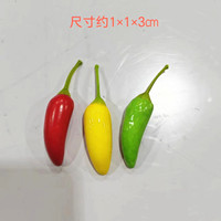 Pimienta Artificial Chili modelo de vegetales falsos juguete de comida para el hogar cocina fiesta decoración de Navidad