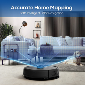 Aspirateur <span class=keywords><strong>robot</strong></span> Bagotte Mop Combo 5000Pa, nettoyage humide/sec, contrôlé par application, pour usage domestique, hôtelier, sols durs, tapis et poils d'animaux - Product Image 3