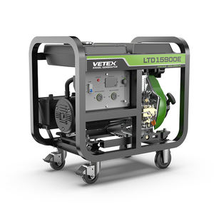 גנרטור דיזל שקט נייד VETEX 8 קילוואט, מנוע נחושת ללא פחמים, התנעה עצמית, אספקת חשמל לגיבוי - Product Image 4