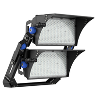 Highlux 500W 600W 800W 1000W 1500W 2000W Projecteur LED étanche IP66 Éclairage extérieur pour stade de sport