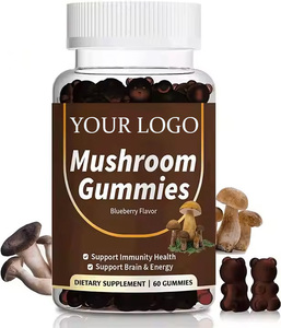 Vegan Cordyceps Reishi & Lions mrie Gummies Superfood, здоровая добавка без сахара, Мармеладные Конфеты - Product Image 1