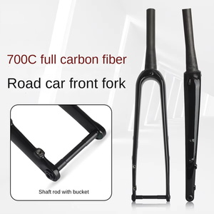 Full Carbon Fiber Road Bicicleta Frente Garfo 700C Alumínio Leve 28.6mm Stanchions - Product Image 5