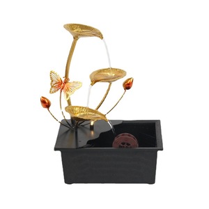 Fontaine d'eau créative de bureau en fer forgé, design contemporain, décoration pour la maison et le bureau, artisanat, emballage individuel - Product Image 5