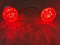 Auto 60mm AC24V Rgb Changeant Couleur Funfair Point Lampe Led Pixel Amusement E14 Amusement Carrousel Lumière