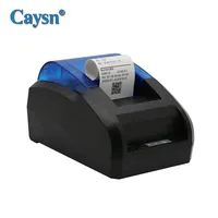 Printer mini Portabel 2 inci Bluetooth, Printer Thermal POS 58, Printer nirkabel, mendukung laci uang