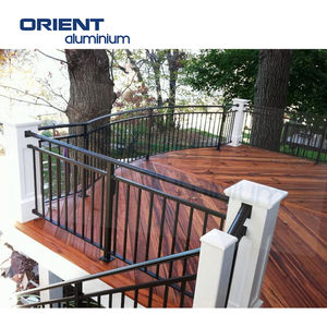 Kits de Barandillas Prefabricadas de Aluminio, <span class=keywords><strong>Balaustrada</strong></span> de Tubo Vertical, Barandilla para Terraza Exterior, Ancho de 4/6/8 pies para Proyectos en EE. UU. y Canadá - Product Image 1