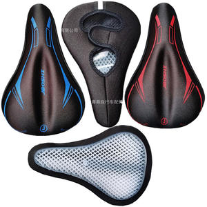 Funda de sillín de bicicleta Jbosht con almohadilla de gel de nido de abeja, cómoda para bicicletas de montaña, cojín de asiento para adultos unisex - Product Image 1