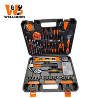 Ensemble d'outils multifonctionnels et multi-styles de qualité industrielle, 140 pièces, adapté à la maintenance industrielle et à la fabrication