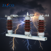 Sectionneur-fusible d'isolement haute tension extérieur tripolaire JASCO GW4-17/24KV, tension nominale 20KV, courant de crête 630A, 50/60Hz, usage industriel