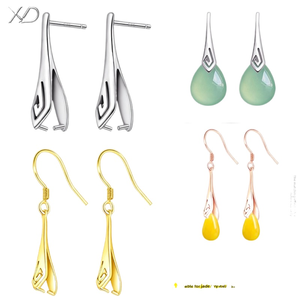 Boucles d'oreilles pendantes en argent S925 XD P2940, accessoires de bijoux d'<span class=keywords><strong>oreille</strong></span> en argent pur, crochet d'<span class=keywords><strong>oreille</strong></span> en argent - Product Image 1