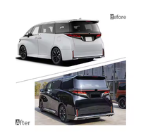 Pour 2023-2025 pour ALPHARD/VELLFIRE H3 : Amélioration du pare-chocs à fixation par boulons avec découpes pour capteurs d'aide au stationnement, Nouveau BDB, Ajustement universel