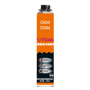 Colle pour polystyrène expansé PU, mousse de polyuréthane pour l'étanchéité en construction, directement de l'usine - Product Image 1