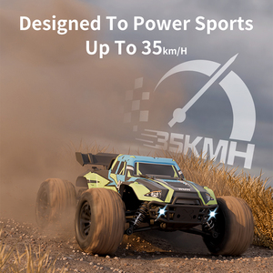 Coche RC de Alta Velocidad 35KM/H, Escala 1:16, Engranaje de Aleación, Tracción en Todas las Ruedas, Camioneta de Control Remoto con Motor de Escobillas de Carbón, Neumáticos Grandes Huecos - Product Image 6