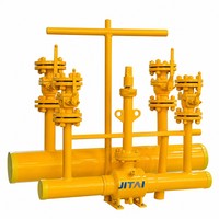 Válvula de bola soldada subterránea de doble bloqueo (DBB) con alto flujo de ventilación y bypass para drenaje de tuberías, API 6D, fija, para gas natural, OEM