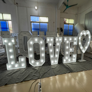 Props Wedding Decor Marry Me <strong>Lights</strong> Marquee Letter 3Ft 4ft Big Numbers Giant <strong>Light</strong> up Letters Led Marquee Alphabet Love Letters - Product Image 5