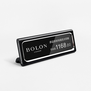 Soporte de pantalla LED metálico de un solo lado ajustable Etiquetas de cubo de números grandes para estantes de automóviles y supermercados - Product Image 4