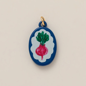 Mode peinture impression fruits fleur arc bricolage pendentif Explosion bijoux accessoires en gros Stock - Product Image 6