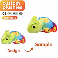 Peluche Personnalisée Caméléon, Jouet en Peluche Doux, Lézard en Peluche, Vente en Gros, Fabricant de Jouets en Peluche Personnalisés, Cadeaux pour Enfants et Articles Promotionnels