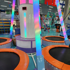 <span class=keywords><strong>Grand</strong></span> <span class=keywords><strong>trampoline</strong></span> bungee pour 5 personnes, équipement de divertissement extérieur de grande taille, toboggans, <span class=keywords><strong>trampoline</strong></span> au sol en promotion - Product Image 3