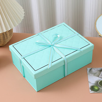 Carpeta de Regalo Plegable Personalizada con Tapa, Embalaje Tipo Cartera, Cartón Blanco/Rosa/Verde, Asa de Lazo, Logotipo Personalizado