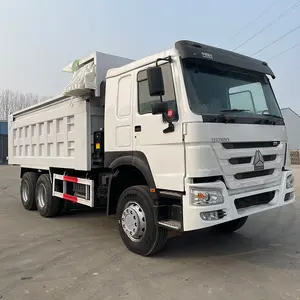 Second Hand Dump Truck Sino HOWO Left Or Right Hand 371 6X4 U Shape Trap Box Used Dump Truck For Sale