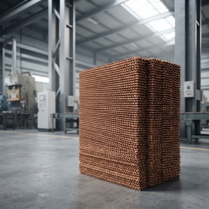 Panel <span class=keywords><strong>de</strong></span> Enfriamiento Evaporativo <span class=keywords><strong>de</strong></span> Papel Kraft Honeycomb 7090, Equipo <span class=keywords><strong>de</strong></span> Alta Eficiencia para Granjas Avícolas - Product Image 1
