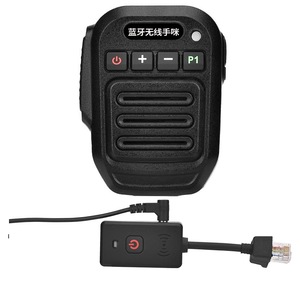 T5 <b>Wireless</b> Handheld <b>Microphone</b> For Walkie Talkie Waterproof Communication Plastic Material - Product Image 4