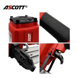 Pistola Neumática <span class=keywords><strong>para</strong></span> Clavos ASCOTT ST64, Herramienta Eficiente <span class=keywords><strong>para</strong></span> Clavar en Metal y Láminas de Madera, Fijador de Rodapiés, <span class=keywords><strong>Clavadora</strong></span> Neumática <span class=keywords><strong>para</strong></span> Concreto - Product Image 2