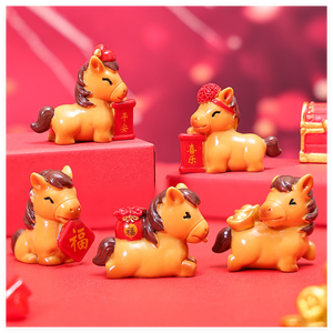 12 <span class=keywords><strong>ราศี</strong></span>จีนหลากสีสัน กระต่าย ตัวตลก ม้า คนรักช้าง งู มังกร ลิง หนู <span class=keywords><strong>วัว</strong></span> เสือ แกะ สุนัข หมู ไก่ ทำจากเรซิ่น - Product Image 4