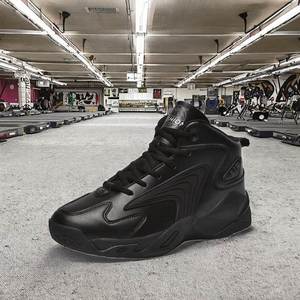Chaussures de basketball personnalisées grande taille pour hommes, baskets en cuir respirantes antidérapantes pour le printemps, chaussures décontractées légères rehaussantes - Product Image 3
