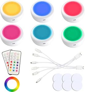 Đèn Dưới Tủ Có Thể Điều Chỉnh Độ Sáng RGB Đèn Dưới Tủ Có Thể Sạc Lại Đèn LED Puck Không Dây - Product Image 2
