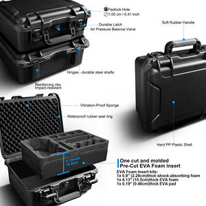 Échantillon gratuit Étui de transport antichoc avec fermeture éclair et poignée en plastique EVA CASE FACTORY Sacs et étuis EVA pour drone et cordon de sécurité RC - Product Image 3