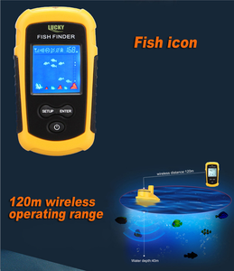 เครื่องหาปลา Lucky Fish Finder <span class=keywords><strong>FF918</strong></span> พร้อม GPS สำหรับเรือ ระบบไร้สาย ระยะตรวจจับ 0.6-30 เมตร ฟังก์ชั่นเรียกปลาด้วยคลื่นอัลตราโซนิก - Product Image 6